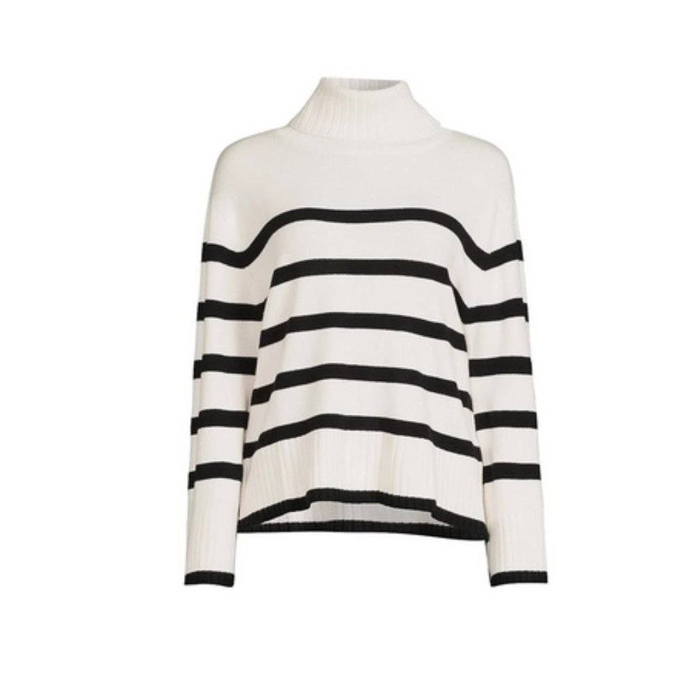 *NWT* free shipping LAUNDRY by Shelli Segal Oversized Turtleneck Sweater Size M